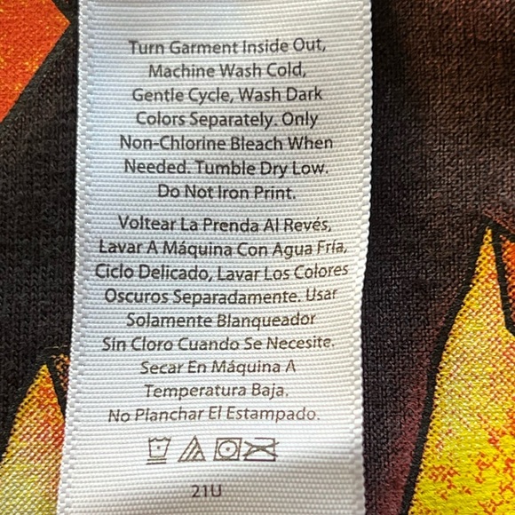 Halloween Flaming Jack-O-Lantern Black T-Shirt Women's Size Medium - Picture 8 of 9